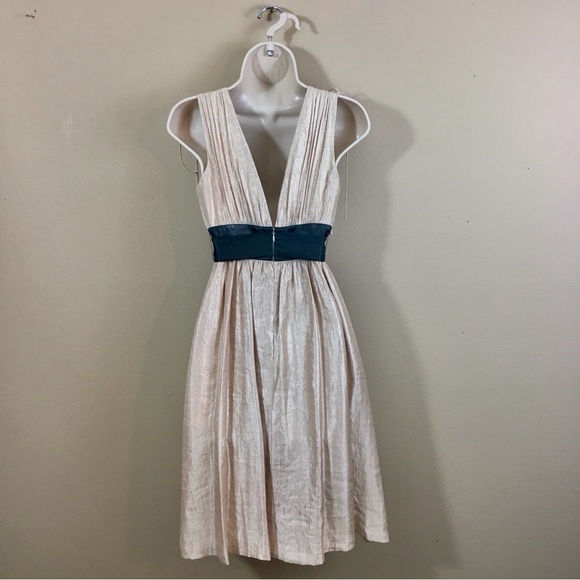 Max and Cleo Blush Shimmer Cocktail Dress - Picture 2 of 16